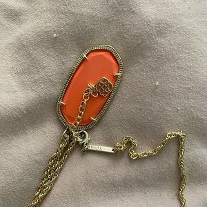 Long Kendra Scott Coral Necklace